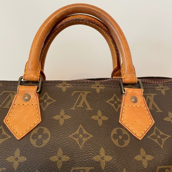 Louis Vuitton Monogram Speedy 40 Vintage Hand Bag Brown - Picture 5 of 14